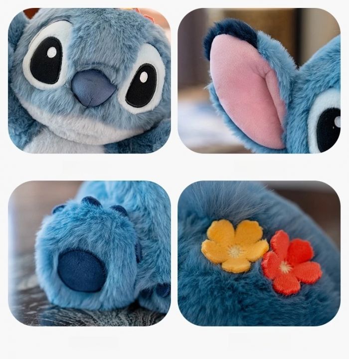 М'яка іграшка плюшева Стіч (Stitch) блакитний, 30 см (3678)