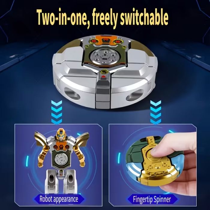 Дитяча іграшка гіроскоп спінер антистрес трансформер робот (3781) відео в описі