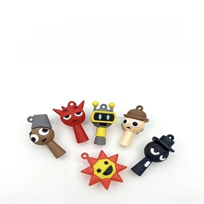 Дитяча іграшка фігурка Спрункі (Sprunki), набір різних 24 шт, 24 персонажа гри Incredibox (3788), ціна за набір