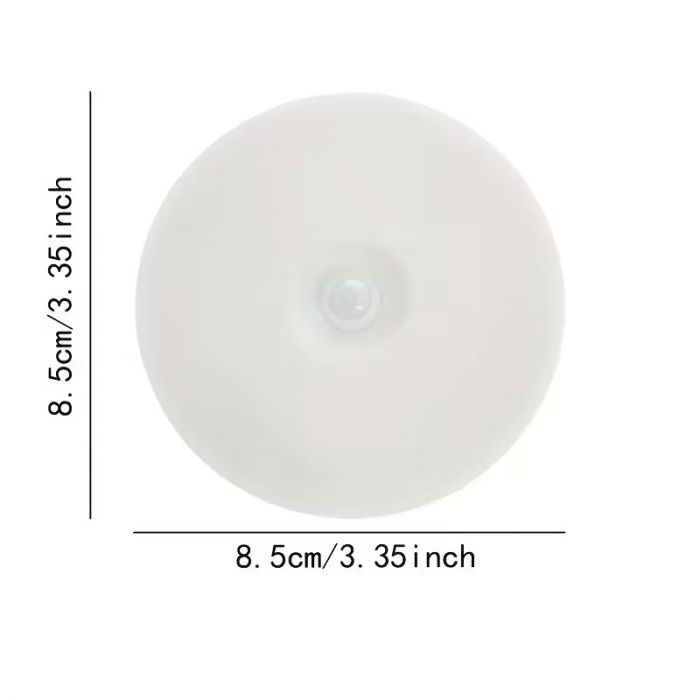 Домашній світильник з датчиком руху та світла, 8 LED, вбудований акумулятор, тепле світло (4594) відео в описі