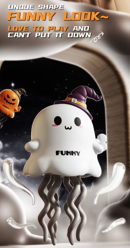 Дитяча іграшка танцючий восьминіг (4027) білий (відео в описі)