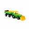 Дитяча іграшка трактор бульдозер з причепом і ковшем (№2) 35363 Polesie tractor toy два кольори